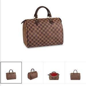 AUTHENTIC Louis Vuitton Speedy 30-Damier Ebene